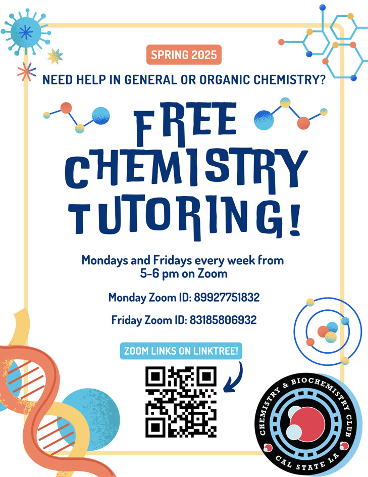 Department of Chemistry and Biochemistry Cal State LA